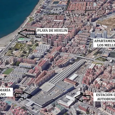 Mellis - Maria Zambrano Train Station & Bus Appartement Málaga